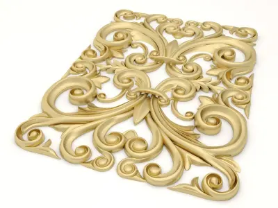 Decor 10 - For CNC and Interior 3D model