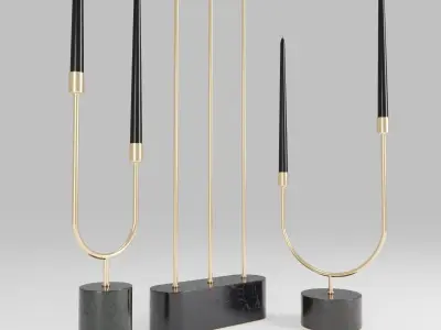 Aytm Grasil Candle Holdes 3D model