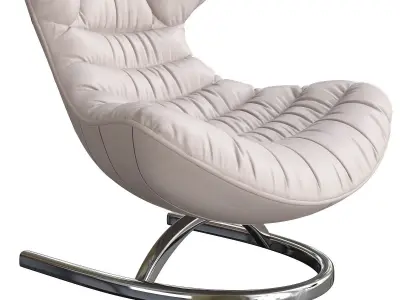 Vincent Leisure Chair With Foot Rest 3d model Low-poly 3D model