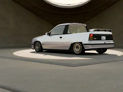 Opel Kadett GSI pickup 3D model