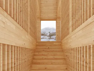 House Chalet Alps - Modern Cottage 3D model