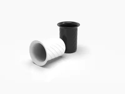 Minimalist Vase Pen Holder Sleek and Versatile Design 3D print model