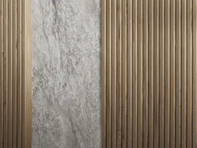 3d Wall Panel 1 Headboard 3D model