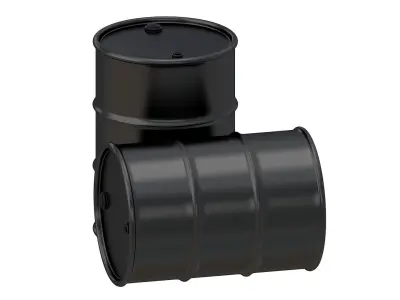 Barrel Black 3D model