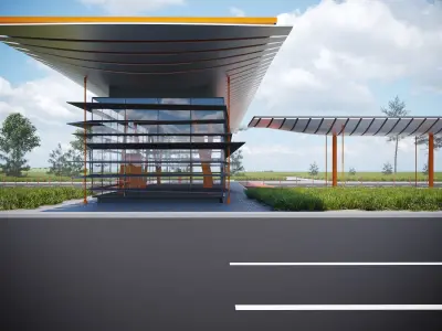 transport pavilion 3D model
