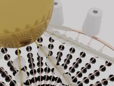 Luxury Gold Ceiling Chandelier High Poly 3d Model 3D model