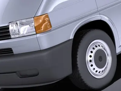 Volkswagen T4 Van 1990-2003 VRAY 3D model