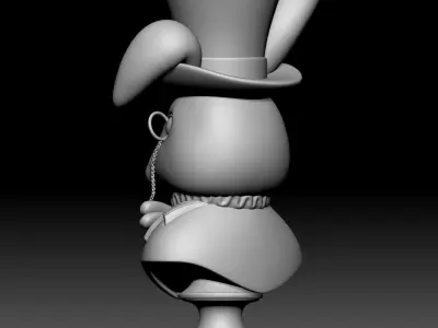 Rabbit - disney - deco - 020 3D print model