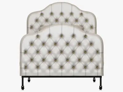Restoration Hardware Francesca Upholstered Bed 3D model