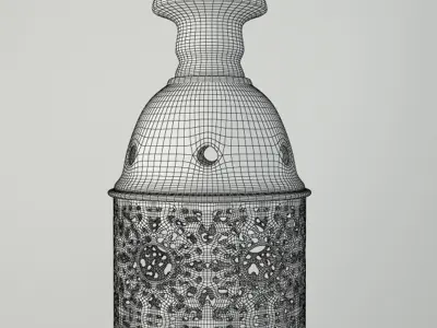 Cylinder Lanterns 3D model