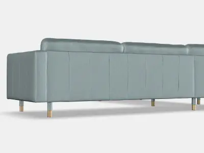 LANDSKRONA Corner sofa 5-seat 7 Low-poly 3D model