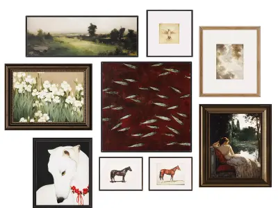 Set of Classical Pictures 001 3D model