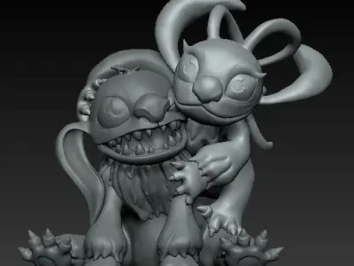 Lover Pink Blue 3D print model