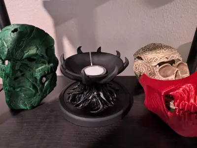 Arcane Flame Lamp  3D print model