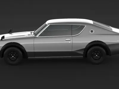 Nissan Skyline GT-R KPGC110 3D model