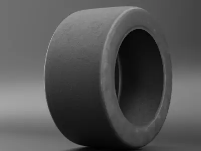 Michelin Pilot Sport GT low poly Low-poly 3D model