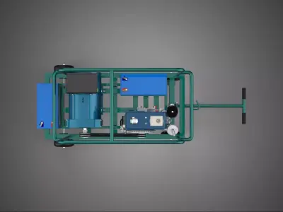 ROADSIDE MOBILE ELECTRIC VEHICLE EV CAR CHARGER GENERATOR DIESEL 3D model