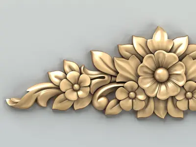 Horizontal decor 040 3D model