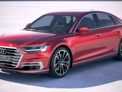Audi A8 2018  3D model