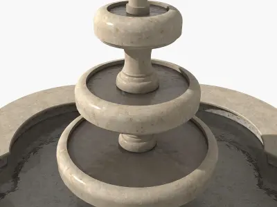 Fountain 05 3D model