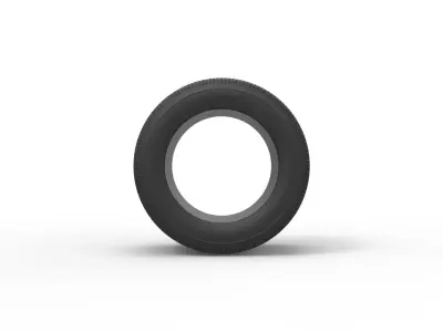 Tire of Asphalt Modified stock car V3 Scale 1 to 25 3D print model