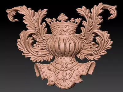 3D CROWN ornate 3D model