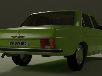 Mercedes Benz 230 from 1974 3D model