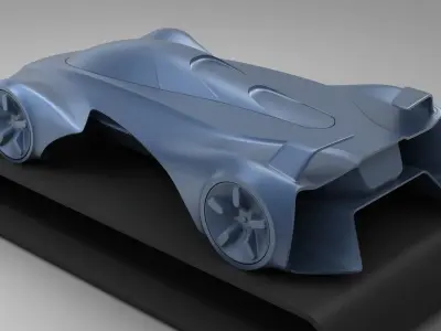Hypercar Model 1v1  3D print model