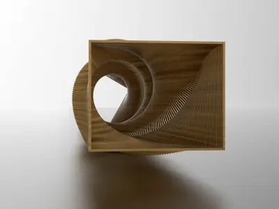 Parametric Pergolas Facade Design Grasshopper Rhino Files 3D model