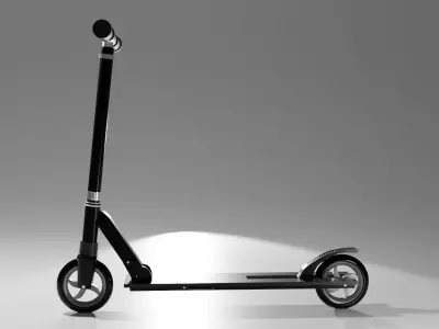Scooter kick 3D model by CGYaroslav