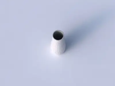 Vase with fine organic cells 3D print model