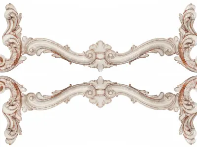 Classic carved 140 3D model