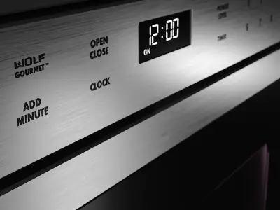 Microwave MD30TE-S Low-poly 3D model