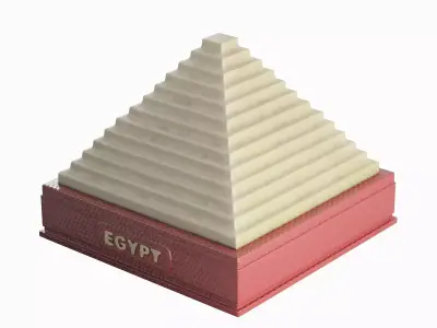 Pyramid Toy B 02 Low-poly 3D model