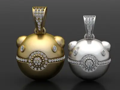 gold orb  3D print model