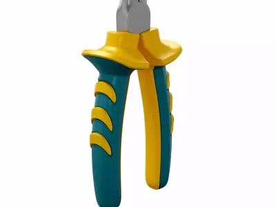 nose plier 3D model