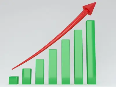 Trend Arrow 01 3D model