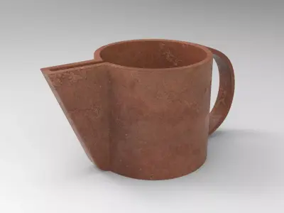 Puhy Plant Pot Low-poly 3D model