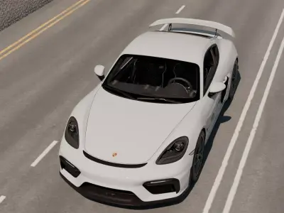 Car 1 person 3D model