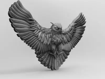 The Owl 3D print model