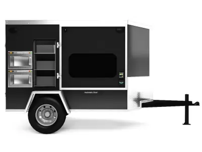 Vending Food Trailer  3D model