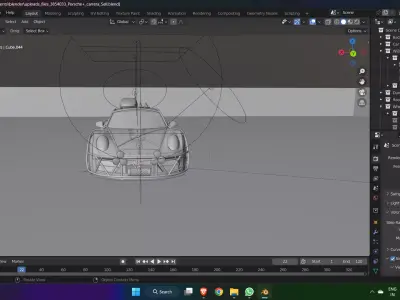Offroad Porche Carrera 3D model
