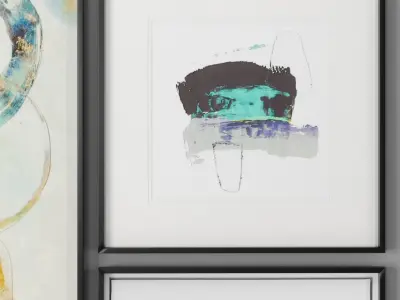 Art Frams 35- Copenhagen Map By Daydream And Synergy Painting 3D model