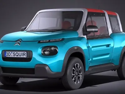 Citroen e Mehari 2017 3D model