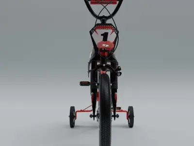 Bicycle Low-poly 3D model