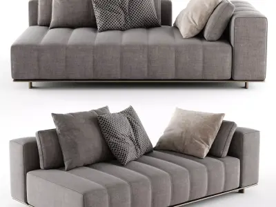 Daybed element sofa 3D model