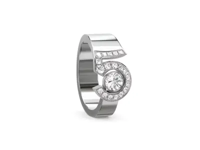 CHANEL - ETERNAL - RING - WITH DIAMONDS 3D print model