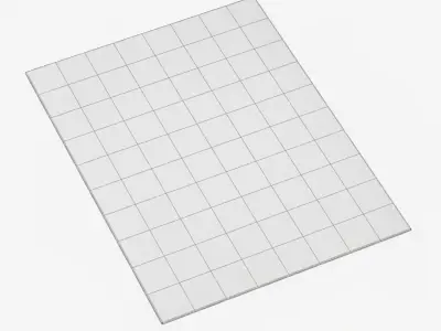 Carpet Fur Shaggi 01 3D model