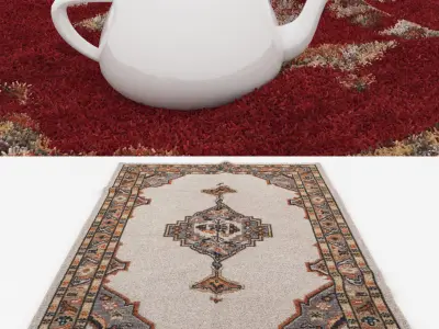 Rugs No 55 Low-poly 3D model