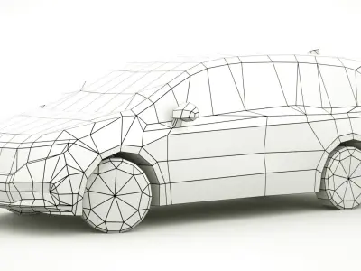 Honda Odyssey Sport 2023 Low-poly 3D model